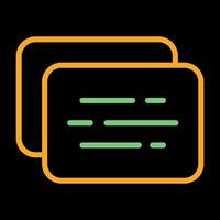 Document Insert Section Vector Icon