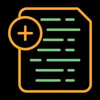 Document Insert Icon Vector Icon