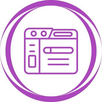 Browser Vector Icon