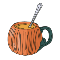 calabaza sopa en un maceta png