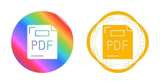 PDF Vector Icon
