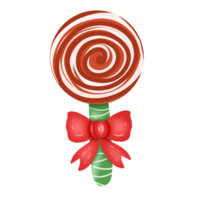 caramelo mano dibujar en Navidad día png