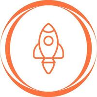 Rocket Lunch Vector Icon