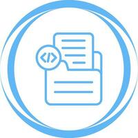 Document Insert Code Vector Icon