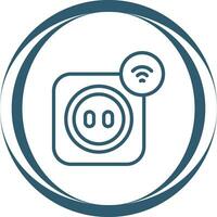 Smart Plug Vector Icon