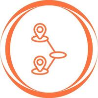 Journey Mapping Vector Icon