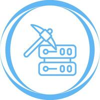 Data Mining Vector Icon