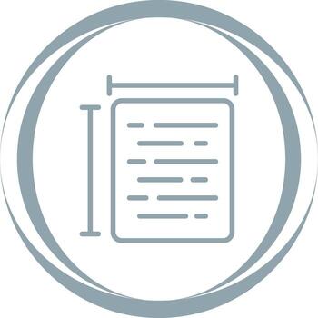 Document Size Vector Icon