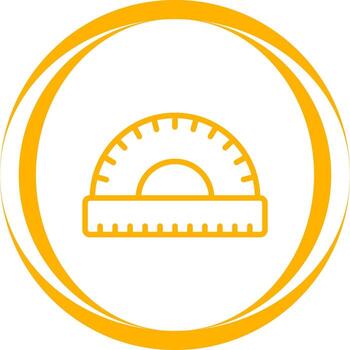 Protractor Vector Icon