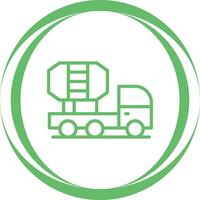 Mixer Truck Vector Icon