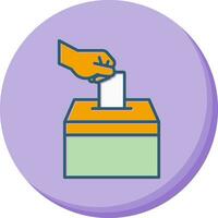 icono de vector de votación