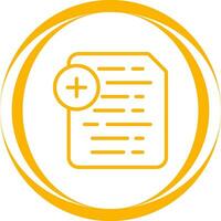 Document Insert Icon Vector Icon