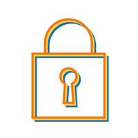 Closed Padlock Vector Icon