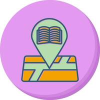 Library Location Vector Icon