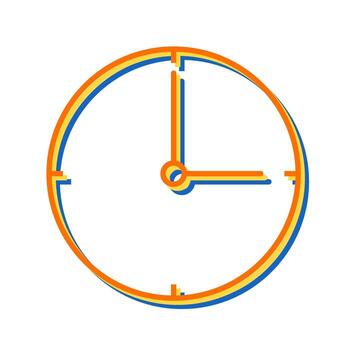 icono de vector de reloj