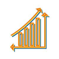 Ascending bar Vector Icon