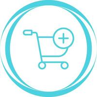 Shoping Cart Add Vector Icon