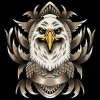 Eagle head vector illustration