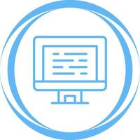 Desktop Computer Vector Icon