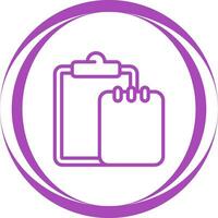 Task list with writing pad Vector Icon
