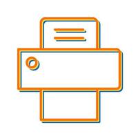 Fax Machine Vector Icon