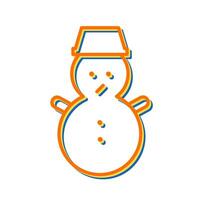 Snowman Vector Icon