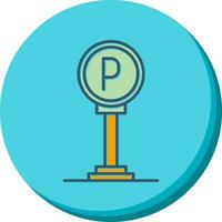 Parking Sign Vector Icon