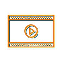 Video player Vector Icon