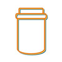 Jam Bottle Vector Icon