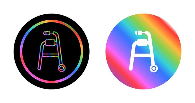 icono de vector de caminante