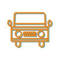 icono de vector de jeep