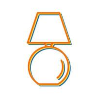 Table Lamp Vector Icon