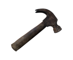 the old hammer isolated element png