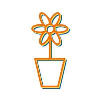 Flower Pot Vector Icon