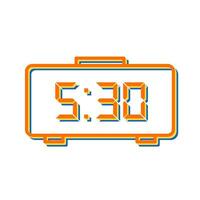 Digital Clock Vector Icon