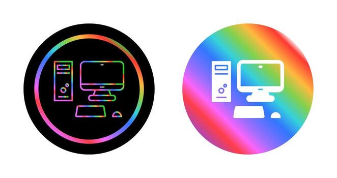 Computer Vector Icon