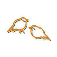 Little Birds Vector Icon