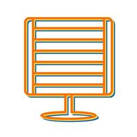 Infrared Heater Vector Icon