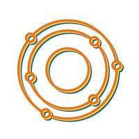 Atomic Structure Vector Icon