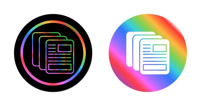 icono de vector de documento