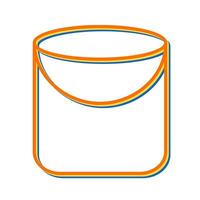 Sand bucket Vector Icon