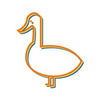 Duckling Vector Icon