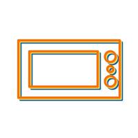 Microwave Vector Icon