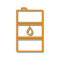 Oil Barrel Vector Icon