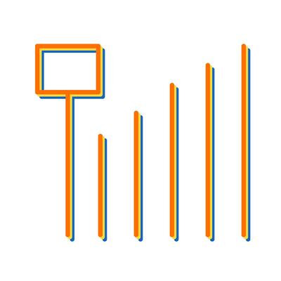 Mobile Signal Strength Vector Icon