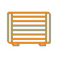 Gas Heater Vector Icon