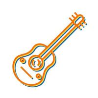 icono de vector de guitarra