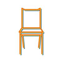 Bedroom Chair Vector Icon