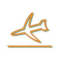 Flight Landing Vector Icon