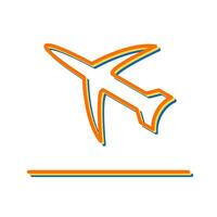 Flight Takeoff Vector Icon